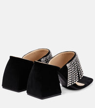 Nodaleto Bulla Preston black velvet high sandals