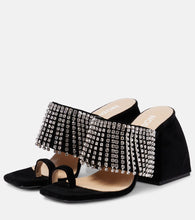 Nodaleto Bulla Preston black velvet high sandals