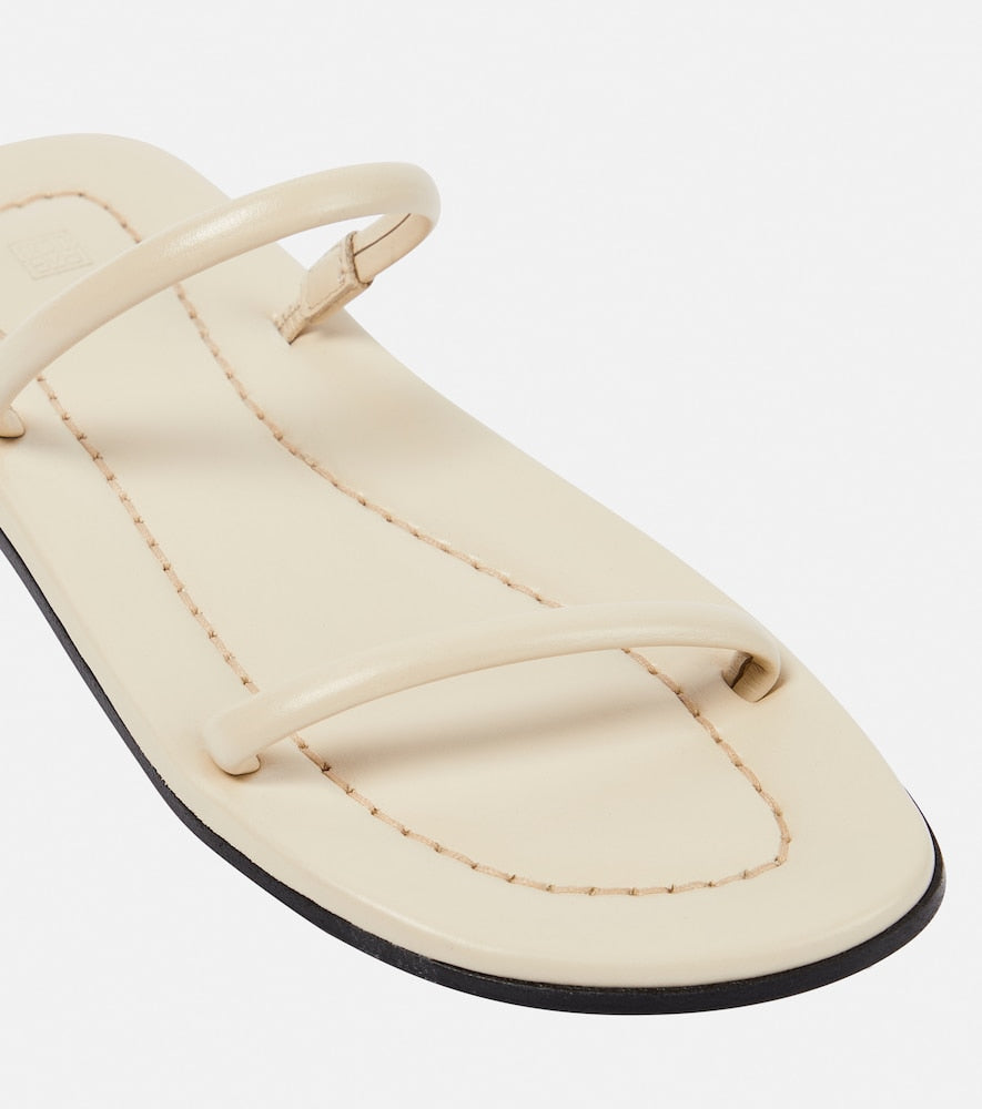 Toteme The City leather slides