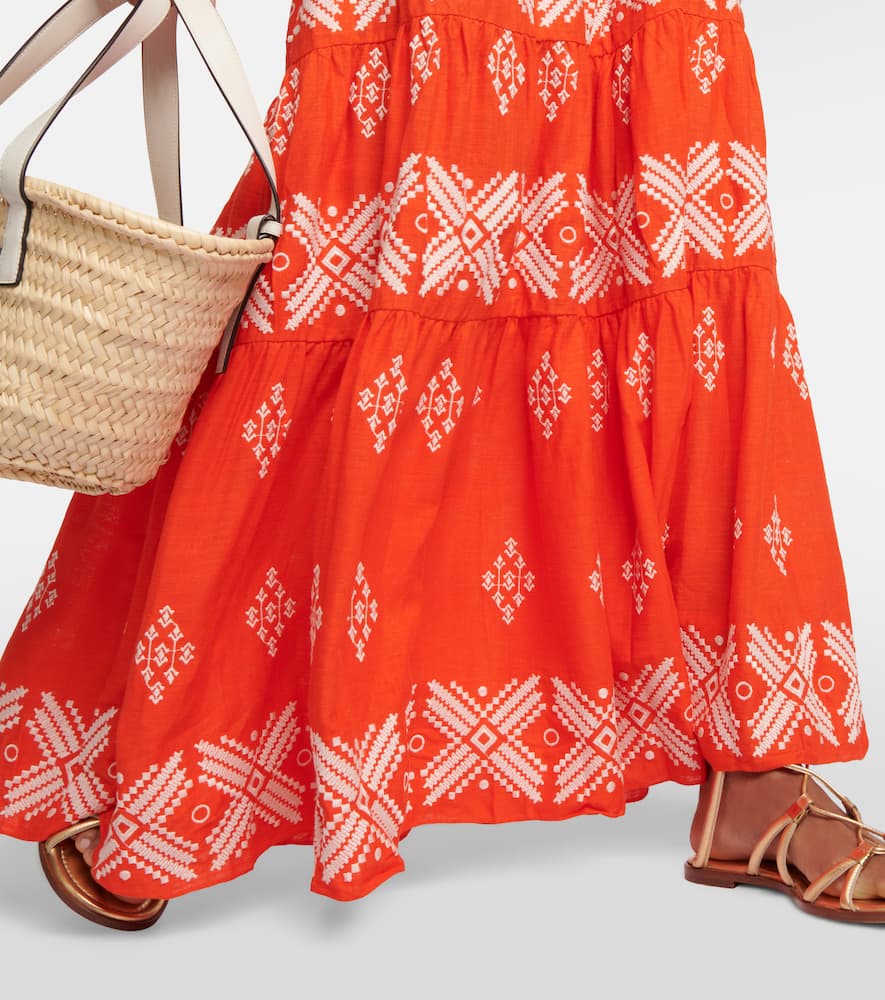 Johanna Ortiz Cotton maxi dress