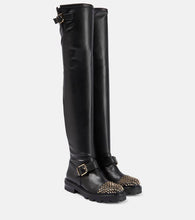 Jimmy Choo Biker II leather over-the-knee boots