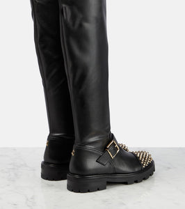 Jimmy Choo Biker II leather over-the-knee boots