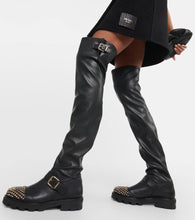 Jimmy Choo Biker II leather over-the-knee boots