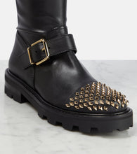 Jimmy Choo Biker II leather over-the-knee boots