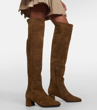 Jimmy Choo Loren 45 suede over-the-knee boots