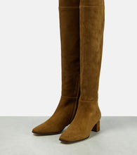 Jimmy Choo Loren 45 suede over-the-knee boots