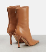 Jimmy Choo Agathe 100 leather ankle boots