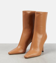 Jimmy Choo Agathe 100 leather ankle boots