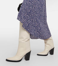 Jimmy Choo Cece 80 leather knee-high boots