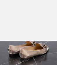 Jimmy Choo Gala bow-embellished ballet flats