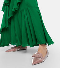 Jimmy Choo Gala bow-embellished ballet flats