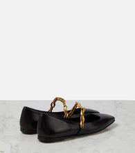 Jimmy Choo Diamond Tilda leather ballet flats