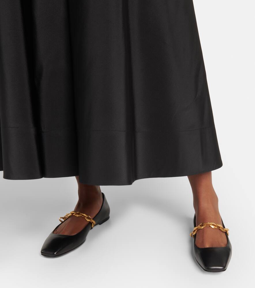 Jimmy Choo Diamond Tilda leather ballet flats