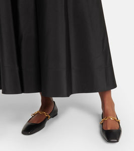 Jimmy Choo Diamond Tilda leather ballet flats