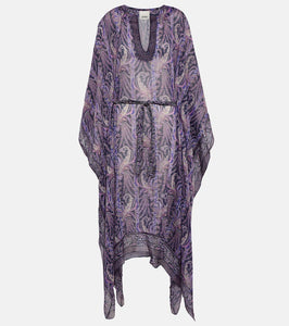 Isabel Marant Floral cotton and silk maxi dress