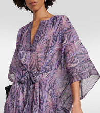 Isabel Marant Floral cotton and silk maxi dress