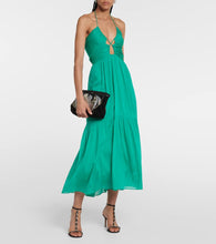 Isabel Marant Birona cotton and silk midi dress