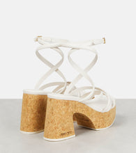 Jimmy Choo Cecelia 95 leather sandals