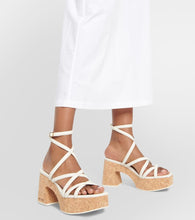 Jimmy Choo Cecelia 95 leather sandals