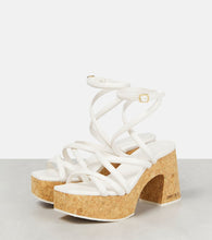 Jimmy Choo Cecelia 95 leather sandals