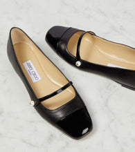 Jimmy Choo Elisa embellished suede ballet flats