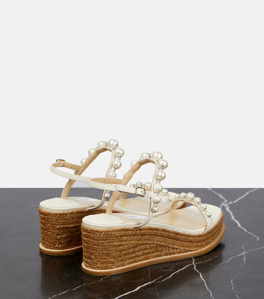 Jimmy Choo Amatuus 60 embellished espadrilles