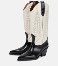 Paris Texas Leather cowboy boots