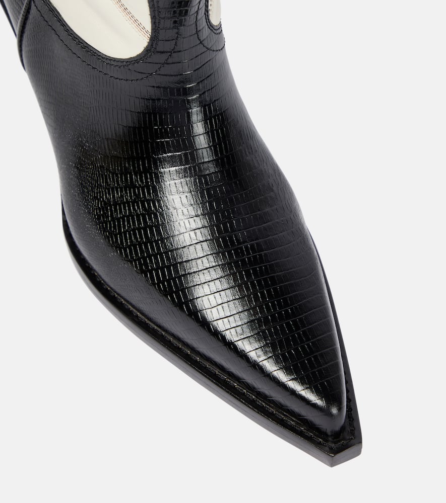 Paris Texas Leather cowboy boots