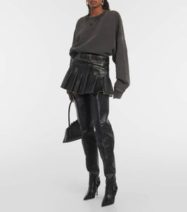 Paris Texas June leather over-the-knee boots
