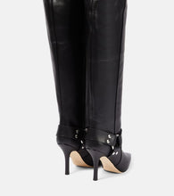 Paris Texas June leather over-the-knee boots