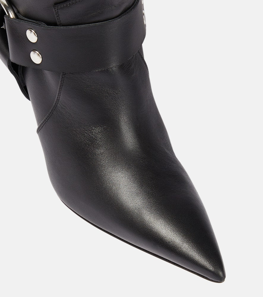 Paris Texas June leather over-the-knee boots