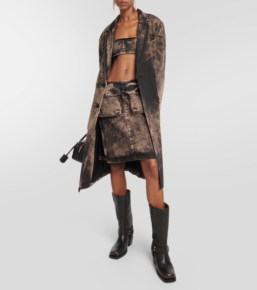 Paris Texas Roxy leather knee-high boots