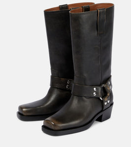Paris Texas Roxy leather knee-high boots