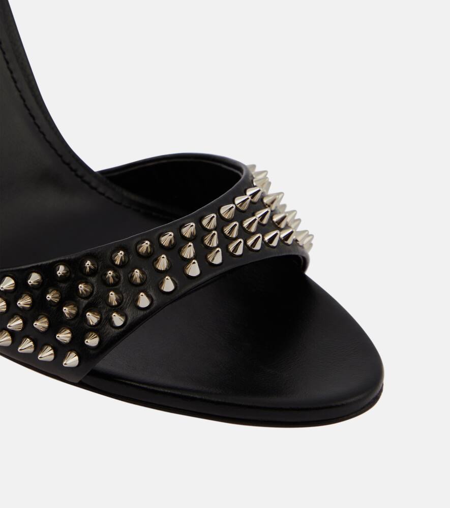 Paris Texas Lidia embellished leather mules