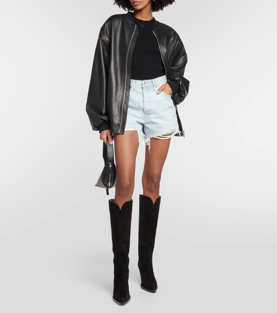 Paris Texas El Dorado suede cowboy boots