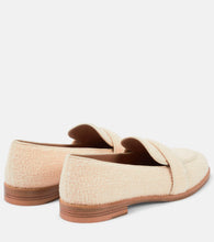 Aquazzura Martin Bouclé moccasins