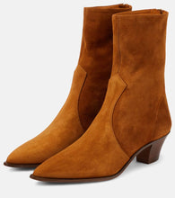 Aquazzura Brunswick suede ankle boots