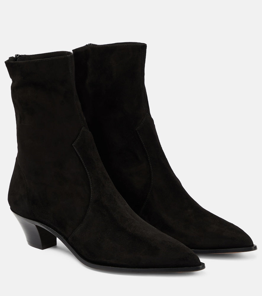 Aquazzura Brunswick suede ankle boots - Aquazzura Brunswick 麂皮踝靴