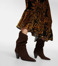 Aquazzura Boogie suede ankle boots