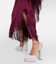 Aquazzura So High glitter platform pumps