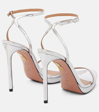 Aquazzura Olie 115 faux-leather platform sandals