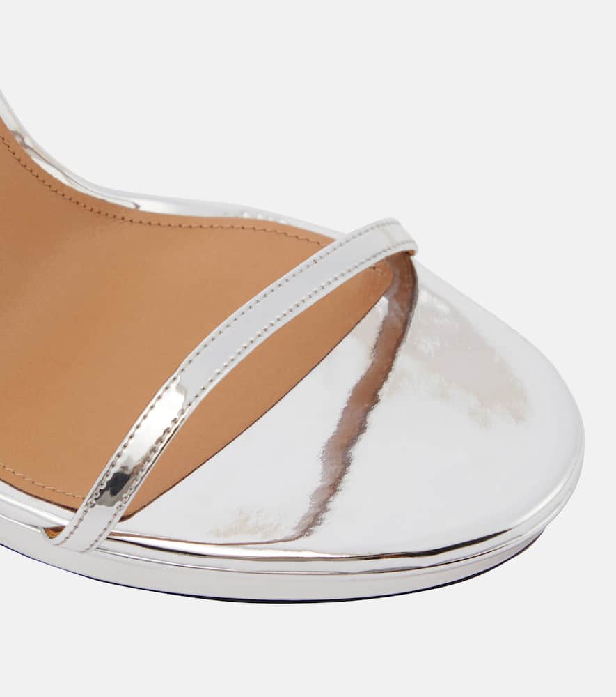 Aquazzura Olie 115 faux-leather platform sandals