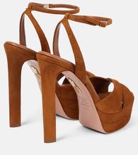 Aquazzura Suede platform sandals