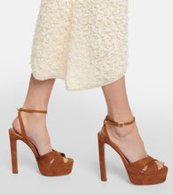 Aquazzura Suede platform sandals