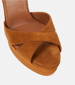 Aquazzura Suede platform sandals