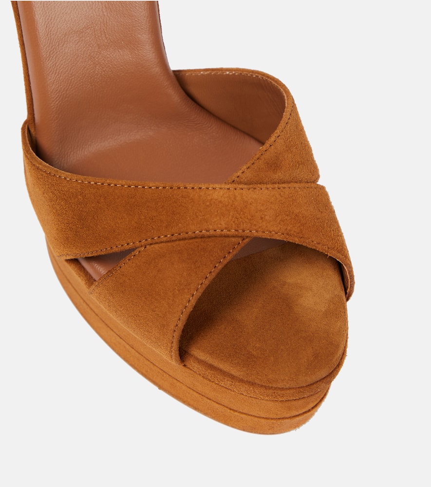 Aquazzura Suede platform sandals