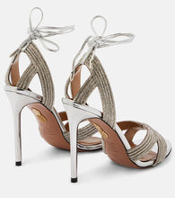 Aquazzura Ari 105 embellished sandals