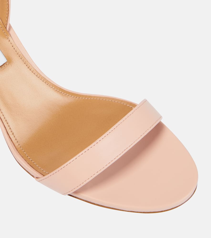 Aquazzura So Nude Block leather sandals