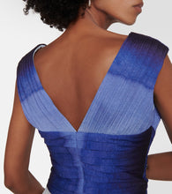 Altuzarra Printed pleated maxi dress