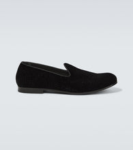 Giorgio Armani Velvet loafers